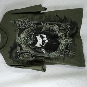 Xl Batman Heath Ledger joker card tee